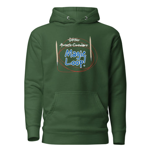 Magic Loop Hoodie for Knitters